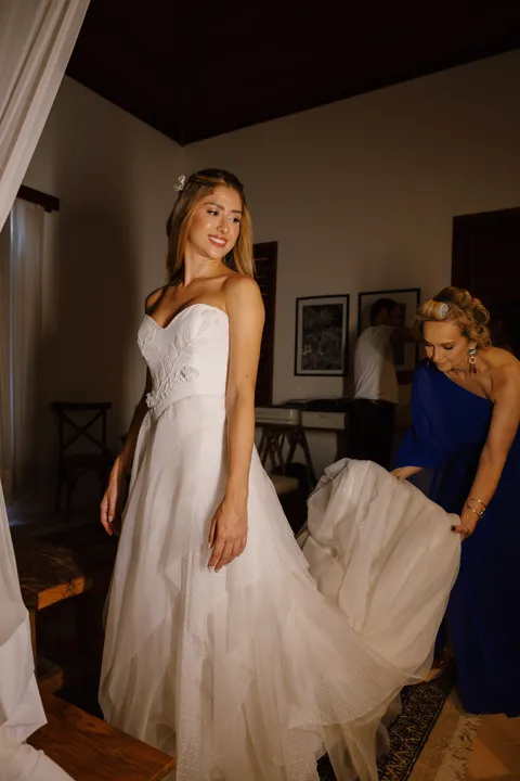 Vestido de noiva White Hall - Foto 7