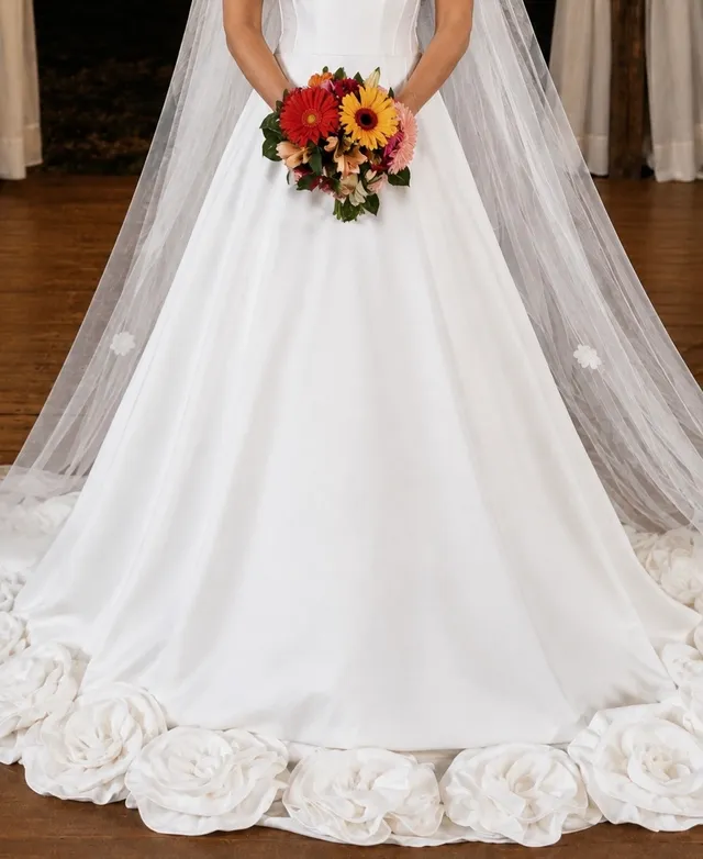 Vestido de noiva usado Deolinda Oliveira — foto 11